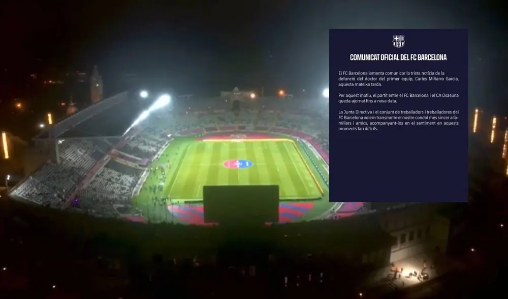 Barcelona y Osasuna se iban a enfrentar por la fecha 26 de la liga española. Foto: composición LR