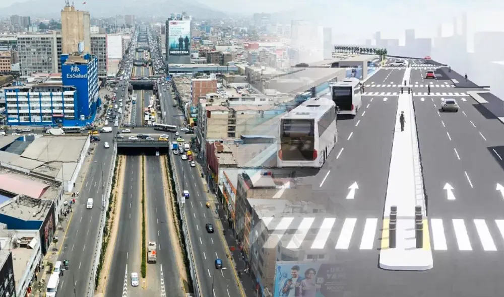 Nueva Vía Expresa tendrá cuatro estaciones del Metropolitano. Foto: Andina