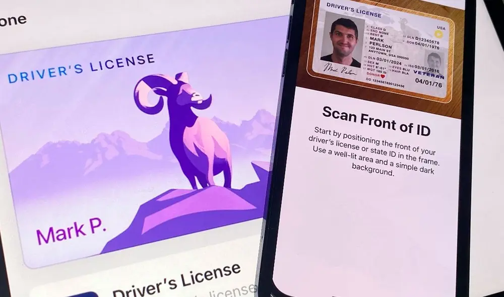 Las ID digitales registradas en el Apple Wallet no enseñan información personal aparte del nombre completo, según Fox News. Foto: AppleInsider.
