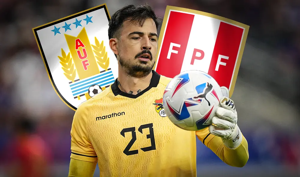 Guillermo Viscarra es el arquero titular de la selección boliviana en las Eliminatorias 2026. Foto: composición GLR