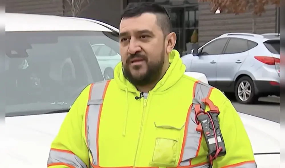 Ciudadano estadounidense en Virginia cuestiona políticas migratorias de Trump tras ser detenido por agentes del ICE. Foto: NBC news