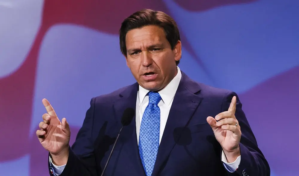 Ron DeSantis anuncia nuevas medidas previo al Spring Break en Florida. Foto: CNN Ron DeSantis anuncia nuevas medidas previo al Spring Break en Florida. Foto: CNN