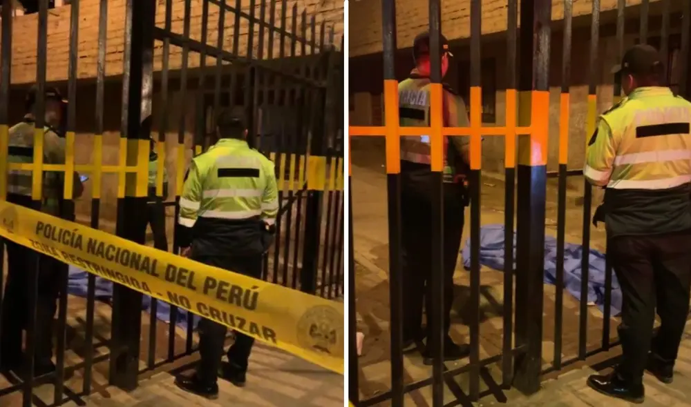La policía acordonó el área mientras se realizan las investigaciones. Foto: captura/prensa chalaca