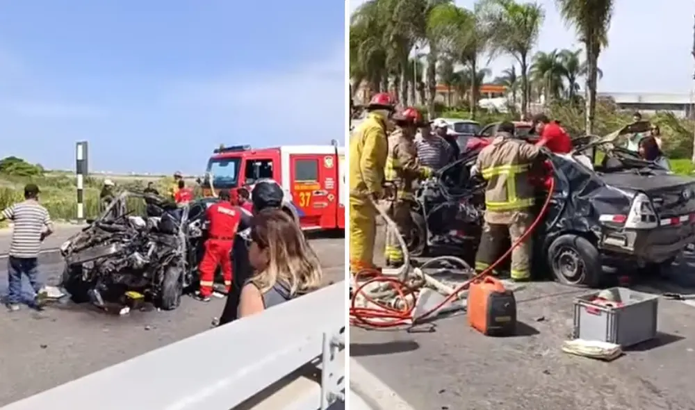 Personal médico atendió rápidamente a los heridos en el lugar. Foto: medios locales/captura
