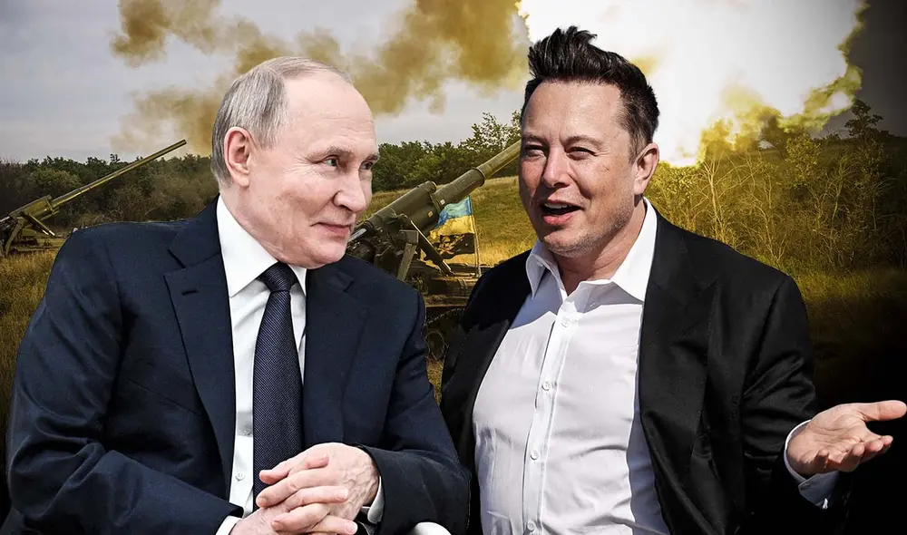 En Twitter (X), Musk volvió a desafiar a Putin a un combate físico para resolver la guerra, defendiendo así su rol y contribución en el conflicto entre Rusia y Ucrania. Foto: composición LR/AFP