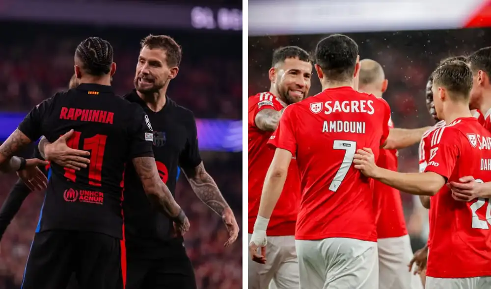 Barcelona vs Benfica se enfrentarán desde las 3.00 p. m. Foto: composición LR/Instagram Barcelona vs Benfica se enfrentarán desde las 3.00 p. m. Foto: composición LR/Instagram