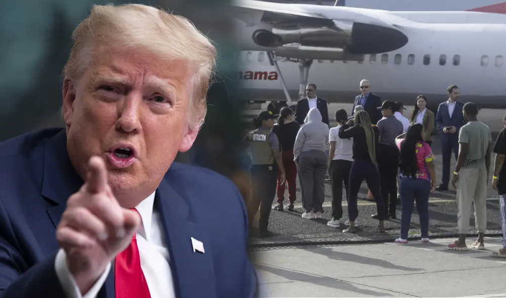 Donald Trump intensificó su campaña de deportaciones durante su segundo mandato presidencial. Foto: composición LR/AFP/EFE