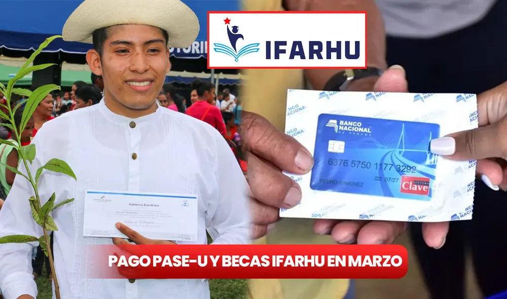 Ifarhu ha anunciado el "mayor desembolso de su historia" con el pago de las becas en marzo de 2025. Foto: composición LR / Ifarhu