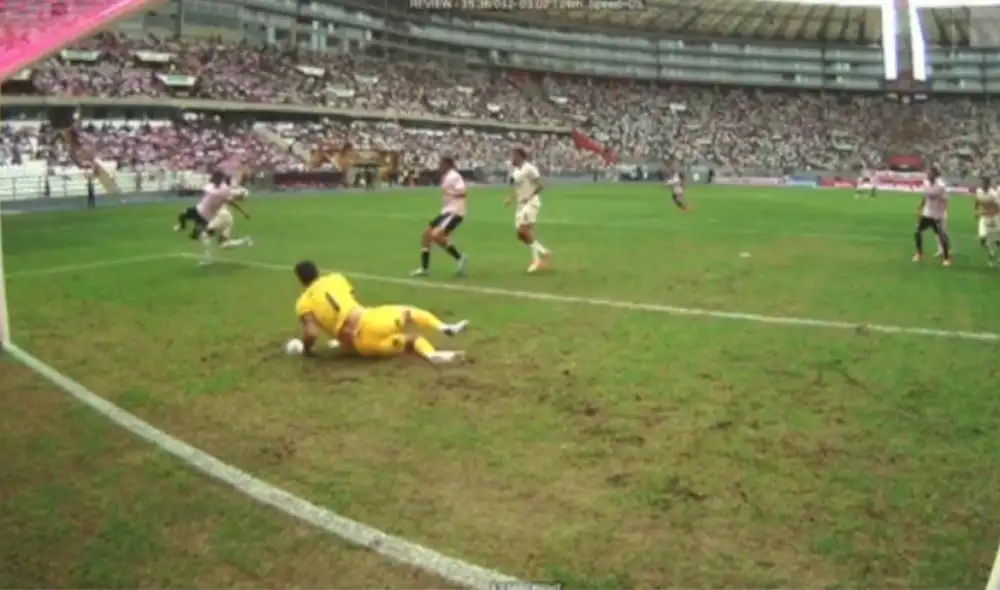 Universitario y Sport Boys juegan en el Nacional. Foto: captura de GOLPERU