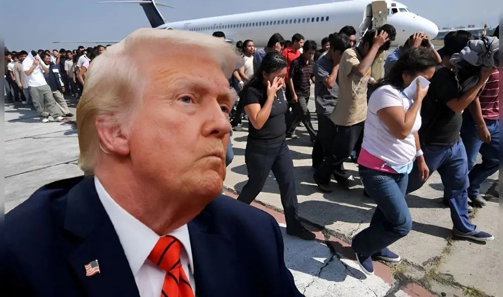 Donald Trump establecería la Ley de Enemigos Extranjeros para aumentar las deportaciones en Estados Unidos. Foto: Composición LR/AFP/CNN