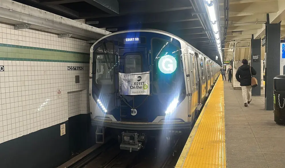 La modernización de la línea G es parte de un amplio plan del MTA para renovar la infraestructura del metro, con más trenes R211T para mejorar la frecuencia y reducir tiempos de espera en el futuro. Foto: Spectrum News