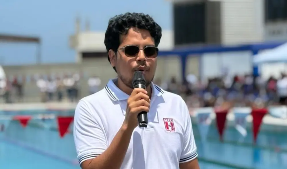 Rodrigo León Prado, presidente de la Federación de Natación, no sabe a quién reclamar un millón 700 mil soles. Foto: La República