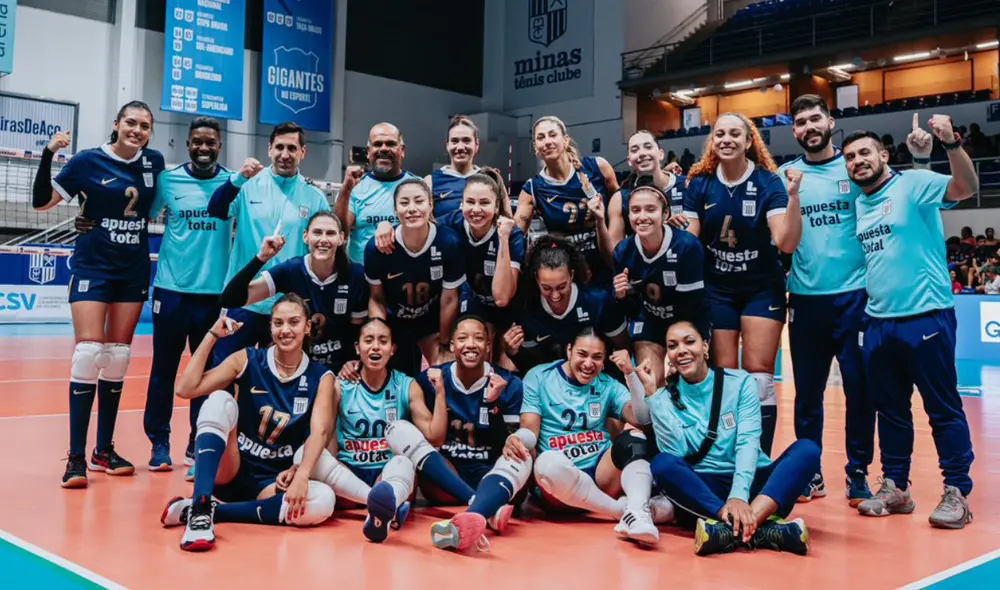 Alianza Lima ganó todos sus partidos de la fase de grupos del Sudamericano de Clubes de Vóley 2025. Foto: Alianza Lima. Alianza Lima ganó todos sus partidos de la fase de grupos del Sudamericano de Clubes de Vóley 2025. Foto: Alianza Lima.