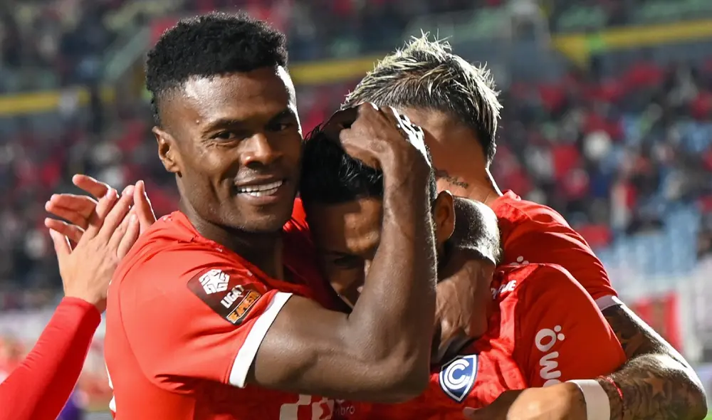 Renzo Garcés anotó el último gol de Cienciano ante Comerciantes Unidos. Foto: X/Cienciano