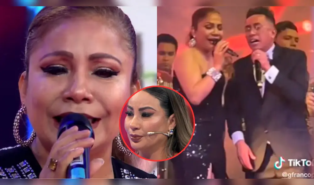 Pamela López reveló que Marisol fue amenazada por Christian Cueva. Foto: Composición LR/América/TikTok/Panamericana