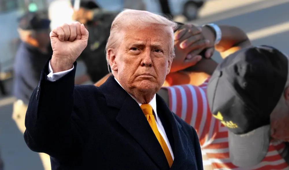 Con el retorno de Donald Trump al poder, un programa para capturar inmigrantes de forma más eficaz se reactivó. Foto: composición LR/AFP