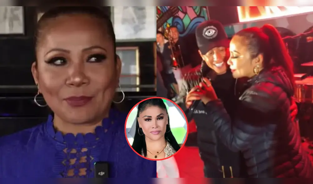 Marisol reaccionó a las declaraciones de Pamela López sobre Christian Cueva. Foto: Composición LR/YouTube/TikTok
