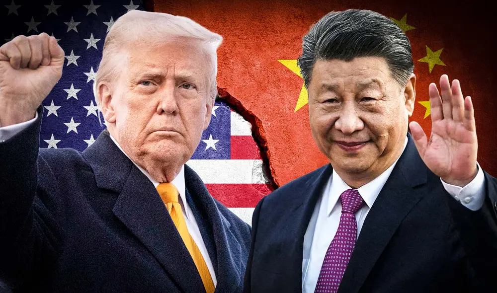 El presidente de EE. UU., Donald Trump, podría viajar a Beijing en abril para reunirse con Xi Jinping, en medio de crecientes tensiones comerciales entre ambas potencias. Foto: composición LR/AFP/Shutterstock