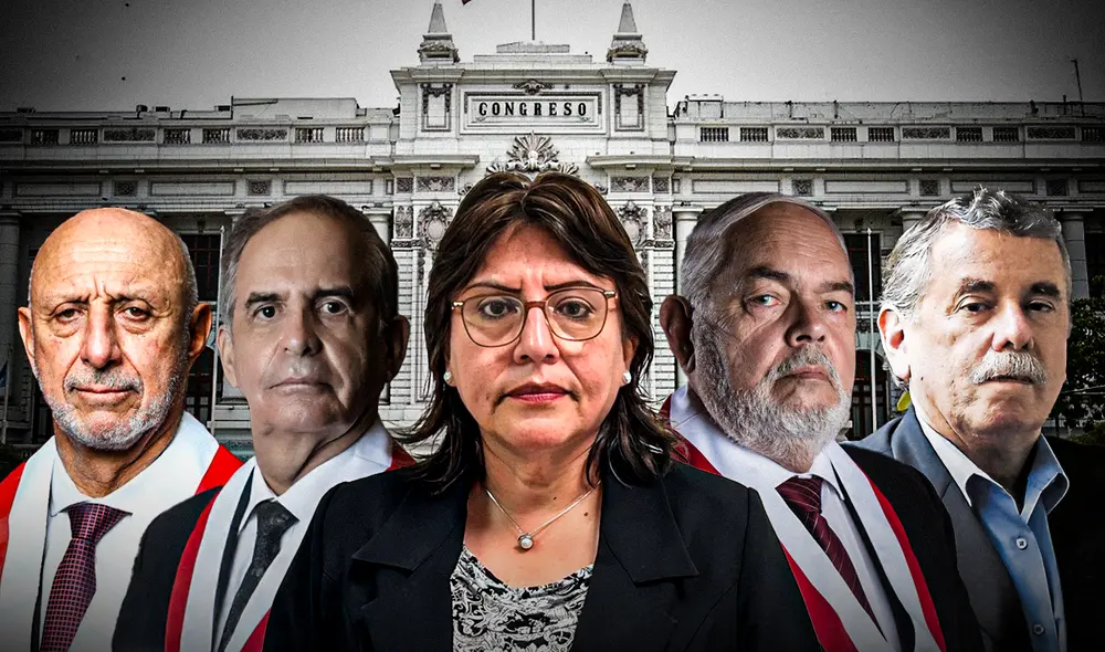 Fernando Rospigliosi y otros dos congresistas presentan denuncia constitucional contra la fiscal de la Nación, Delia Espinoza. | Composición: Gerson Cardoso / La República. Fernando Rospigliosi y otros dos congresistas presentan denuncia constitucional contra la fiscal de la Nación, Delia Espinoza. | Composición: Gerson Cardoso / La República.