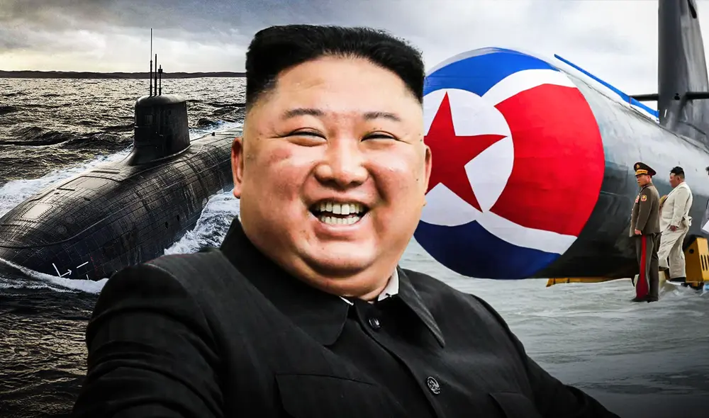 Corea del Norte posee una flota de aproximadamente 70 submarinos, con proyección a tener su primer submarino nuclear. Foto: composición LR/Gerson Cardoso/AFP