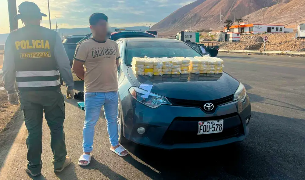 Según la Policía, la droga proviene del Vraem. Créditos: PNP