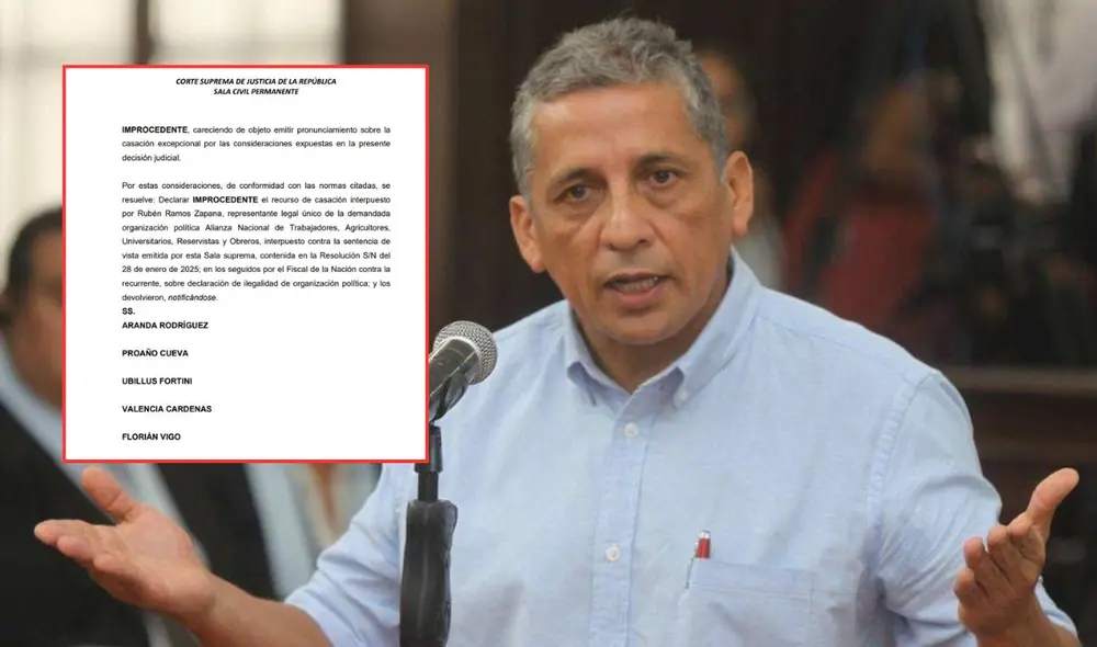 Poder Judicial ratifica ilegalidad del partido de Antauro Humala | Composición: LR.