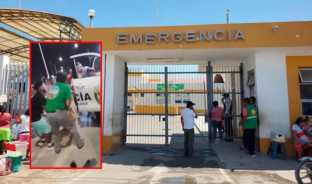 Menor quedó internado en el hospital Las Mercedes. Créditos: Jorge Reyes.