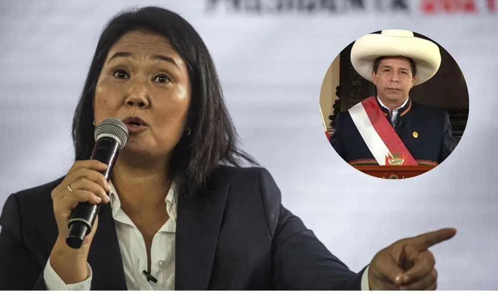 Keiko Fujimori mantuvo su narrativa de un "fraude" en las Elecciones 2021 | Composición: LR. Keiko Fujimori mantuvo su narrativa de un "fraude" en las Elecciones 2021 | Composición: LR.