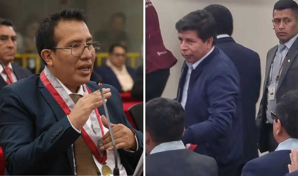 Pedro Castillo se presentó en juicio oral este 11 de marzo. Foto: composición LR