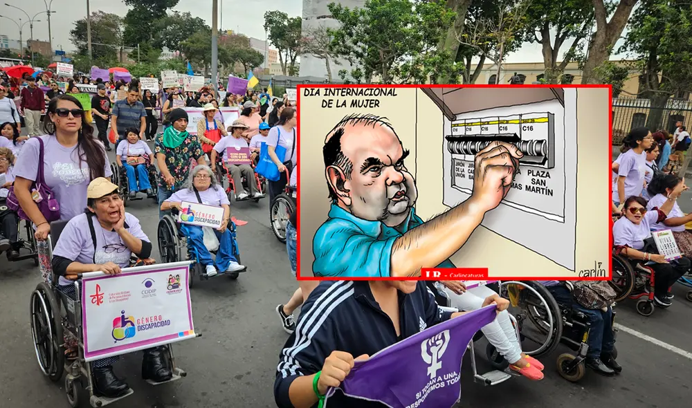 Carlincatura del 11 de marzo. Foto: composición LR Carlincatura del 11 de marzo. Foto: composición LR