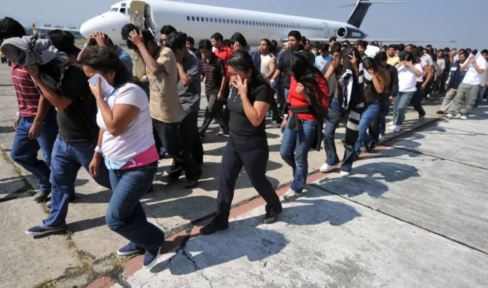 Inmigrantes en Estados Unidos deportados por Trump. Foto: CNN