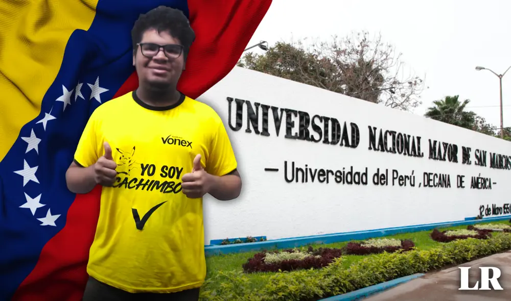 El joven venezolano logró ingresar a la carrera de Administración de Negocios Internacionales en la UNMSM. Foto: composición LR/ La República/UNMSM/ Vecteezy El joven venezolano logró ingresar a la carrera de Administración de Negocios Internacionales en la UNMSM. Foto: composición LR/ La República/UNMSM/ Vecteezy