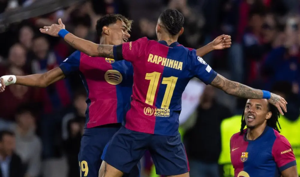 Raphinha fue la gran figura de esta llave. Foto: X/Barcelona Raphinha fue la gran figura de esta llave. Foto: X/Barcelona