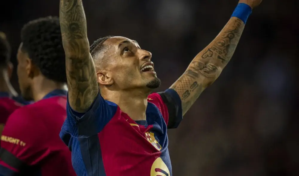 Raphinha anotó tres goles en esta llave. Foto: X/Barcelona Raphinha anotó tres goles en esta llave. Foto: X/Barcelona