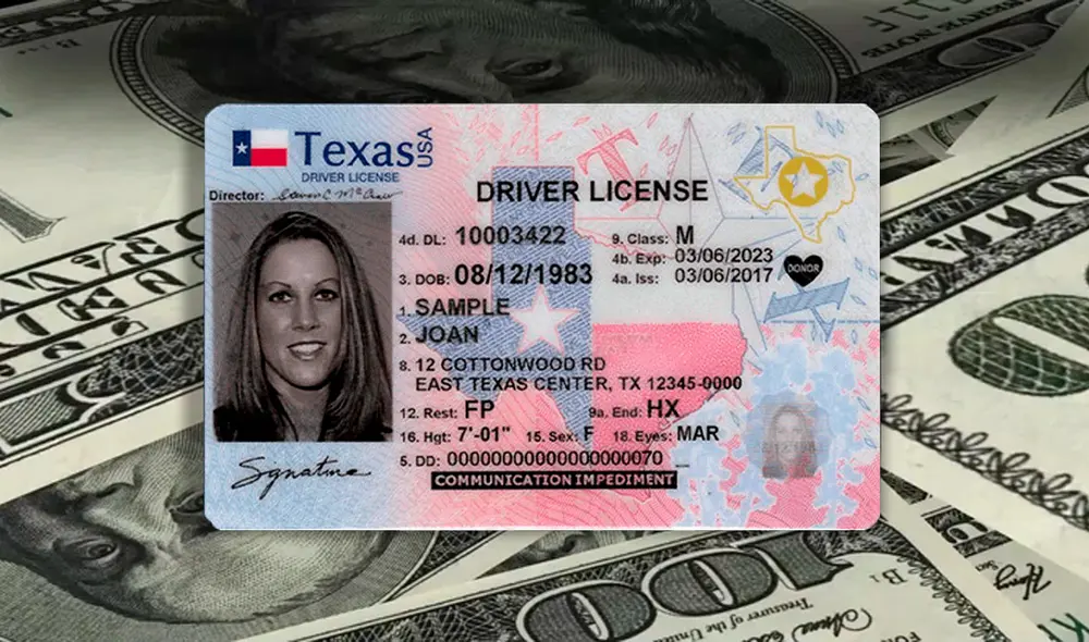 En Texas, el Departamento de Seguridad Pública permite a ciertos conductores gestionar su licencia de conducir gratuita. Foto: Composición LR