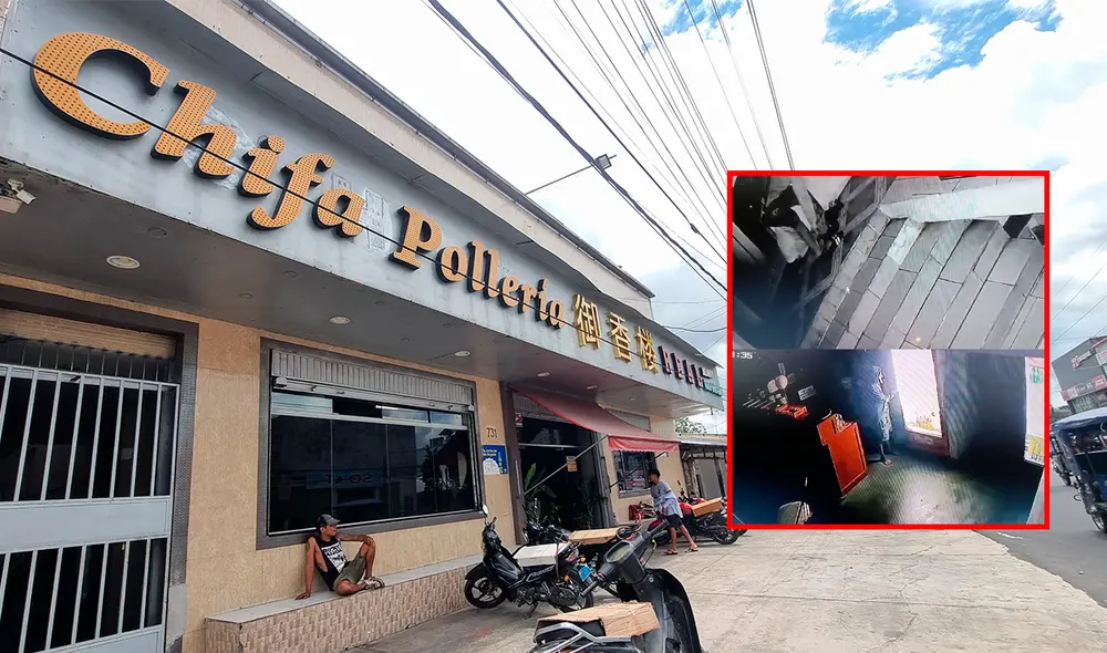 Delincuente bebió hasta una gaseosa de la venta. Créditos: Yazmín Araujo.