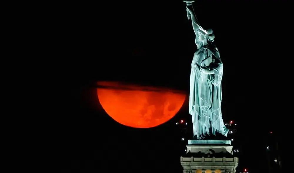 Así se verá el fenómeno espacial desde Estados Unidos. Foto: CNN