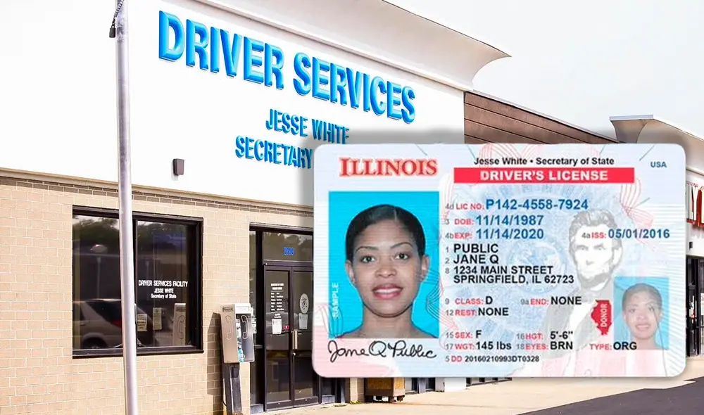 El Departamento de Vehículos Motorizados de Illinois lanzará un nuevo centro para facilitar la obtención del Real ID. Foto: Composición LR