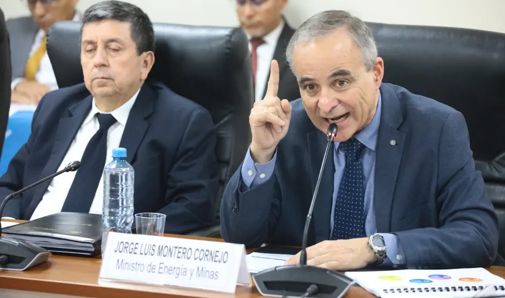En sesión de la Comisión de Energía y Minas, el ministro Montero reconoció las objeciones a la empresa La Ponderosa Energy. Foto: Congreso