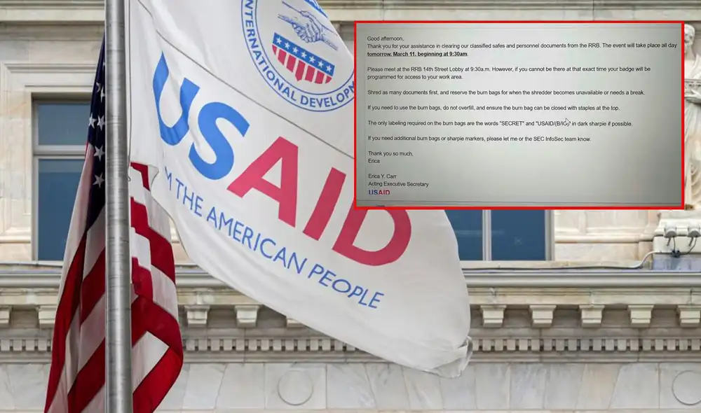 La destrucción se realiza en medio de recortes significativos y una reestructuración impulsada por el Departamento de Eficiencia Gubernamental (DOGE), bajo la dirección de Elon Musk. Foto: Composición LR/The Guardian/CNN