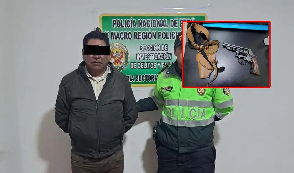 Regidor detenido también pertenece a la ronda campesina de Corani. Foto: PNP Regidor detenido también pertenece a la ronda campesina de Corani. Foto: PNP