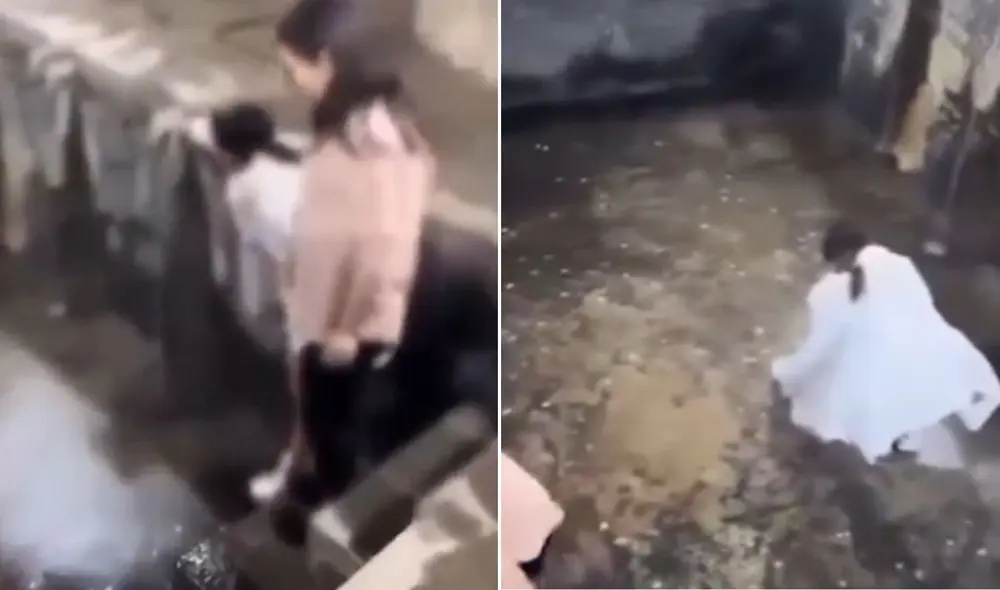 Incidentes en el Pozo del Inca generan indignación en Cajamarca. Foto: difusión