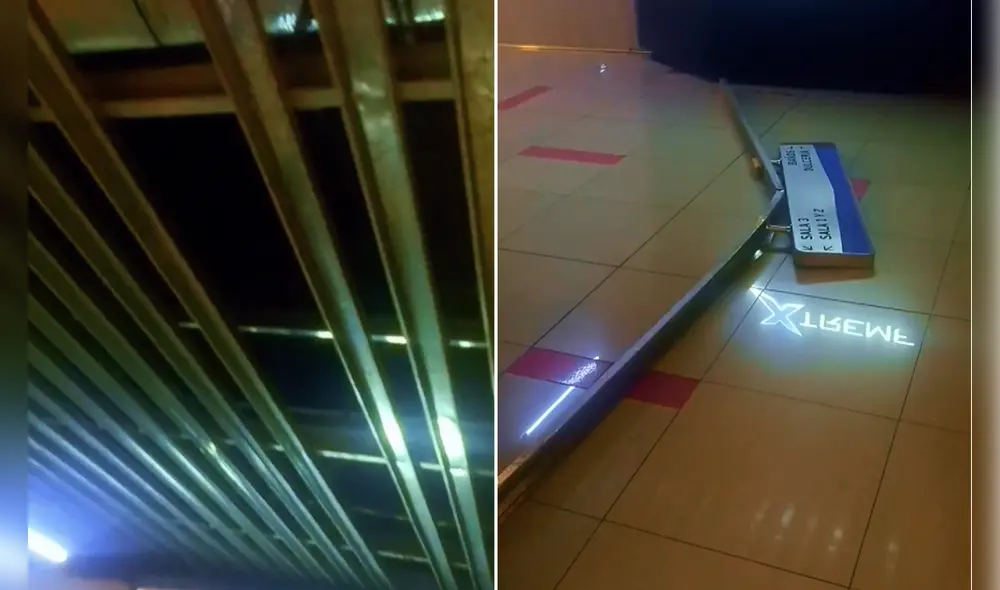 Accidente ocurrió cuando clientes transitaban por la concurrida zona del cine. Foto: Difusión Accidente ocurrió cuando clientes transitaban por la concurrida zona del cine. Foto: Difusión