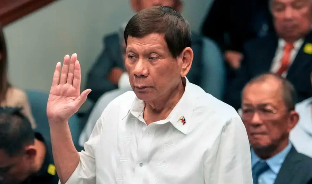 Rodrigo Duterte, fue arrestado tras recibir una orden de la Corte Penal Internacional (CPI) por crímenes de lesa humanidad. Foto: RTVE