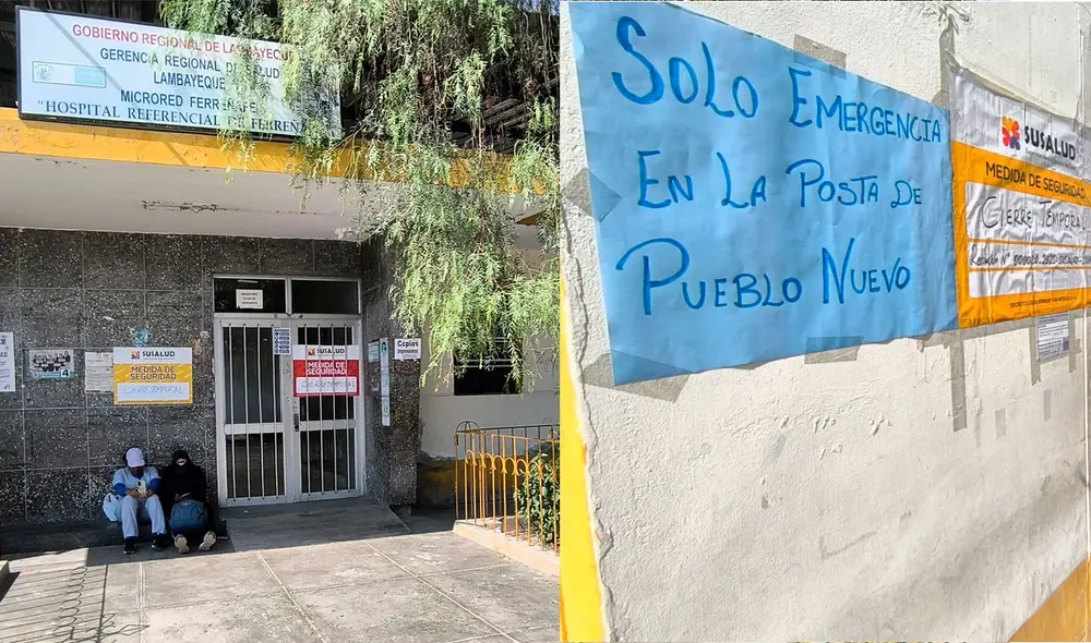 Cierran temporalmente Hospital Regional de Ferreñafe. Foto: La República