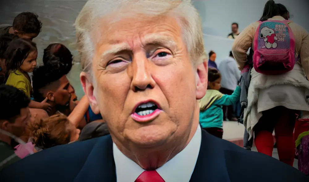 Donald Trump planea redadas de ICE para detener y deportar familias indocumentadas con niños en Estados Unidos. Foto: composición LR/AFP/BBC Donald Trump planea redadas de ICE para detener y deportar familias indocumentadas con niños en Estados Unidos. Foto: composición LR/AFP/BBC