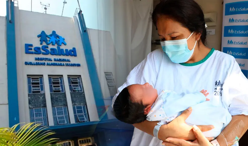 Aseguradas de EsSalud que han tenido su bebé pueden acceder a un pago económico. Foto: Composición LR/Andina.