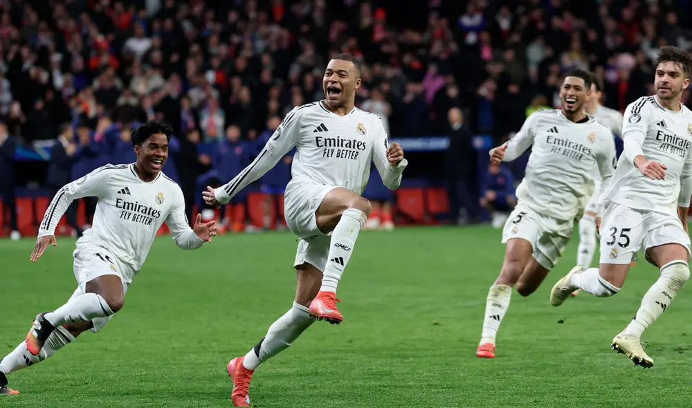 Real Madrid consiguió la clasificación ante el Atlético de Madrid por penales. Foto: AFP