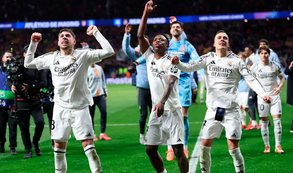 Real Madrid consiguió la clasificación ante el Atlético de Madrid por penales. Foto: AFP