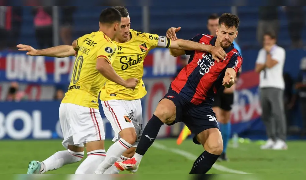 Cerro Porteño es local contra Melgar por la vuelta de la fase 3 en Copa Libertadores 2025. Foto: AFP